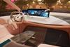 BMW Group at the CES 2019 in Las Vegas. Virtual drive in the BMW Vision iNEXT