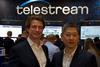 Telestream’s Alistair Butler with Kevin Khoo (head of APAC sales)