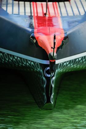 America's Cup: Bow camera