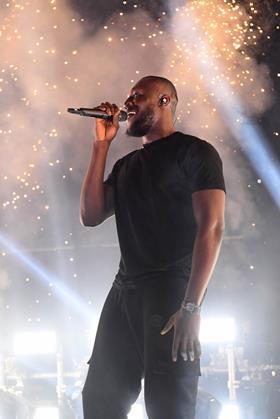 Stormzy at EE 5G launch
