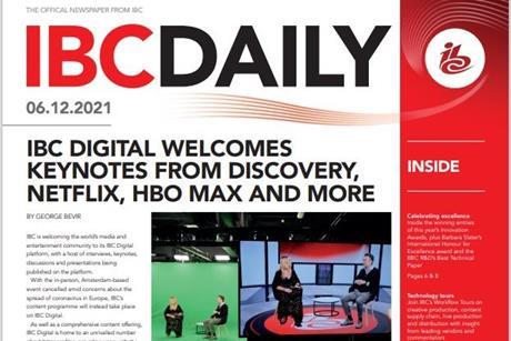IBC Daily issue 1 FC screen grab 3x2
