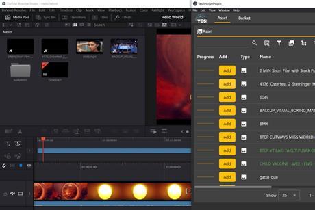 5. SI Media adds dedicated plug-in for Davinci Resolve and Edius to PAM system