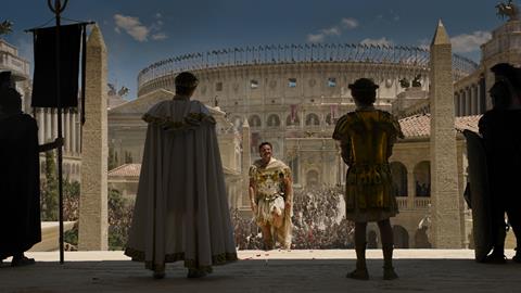 Pedro Pascal plays General Acacius in Gladiator II