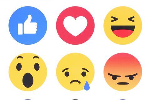 Facebook emojis 3x2