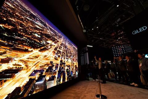 Samsung MicroLED screen CES 2019 3x2
