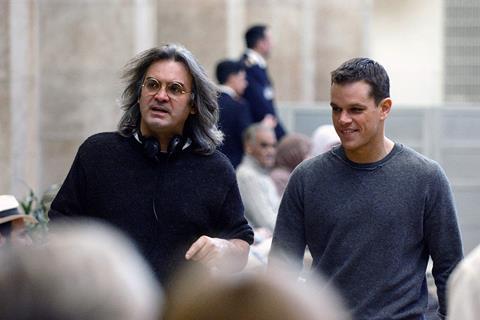 Paul Greengrass and Matt Damon Bourne Supremacy credit IMDB + Universal Studios