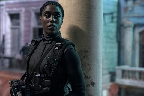 Nomi (Lashana Lynch) is ready for action in Cuba in NO TIME TO DIE, a DANJAQ and Metro Goldwyn Mayer Pictures film. Credit: Nicola Dove © 2019 DANJAQ, LLC AND MGM. ALL RIGHTS RESERVED.