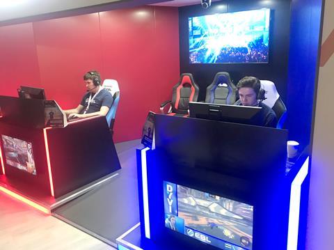 EVS ' eSports demo at NAB 2018