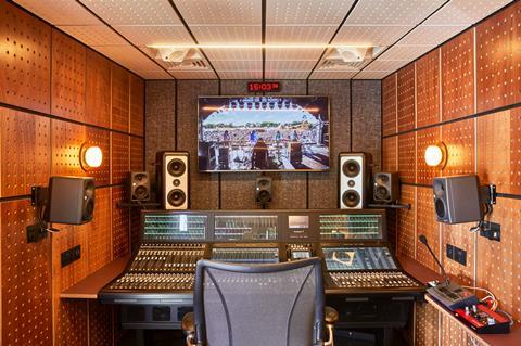 Great Atmos-phere: The main audio desk in the new Spiritland One