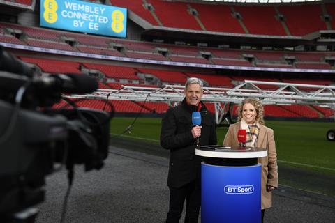 A UK first: IBC365's Alana Foster broadcasts in 5G at Wembley