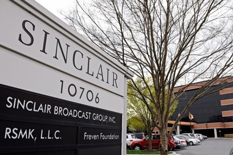 Sinclair broadcast group credit Kenneth K Lam at Baltimore Sun