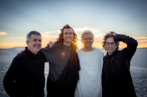 Good Omens behind the scenes David Tennant and co
