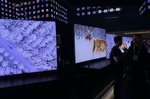 Too quick? Samsung's QLED UHD 8K TV display at CES 2019