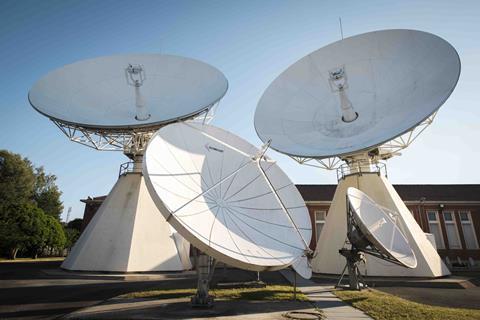 Globecast Satellite dishes (comp)