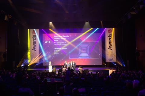 IBC2018 awards stage