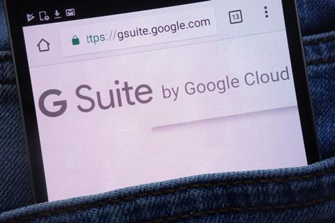 g suite google cloud credit  Piotr Swat shutterstock