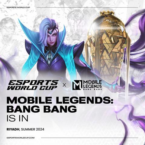 Mobile Legends Bang Bang is the first confirmed title for the Esports World Cup org