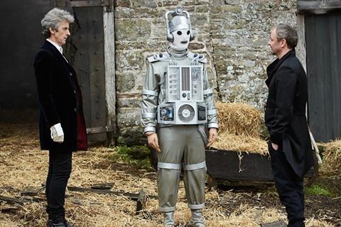 Super-fan: Peter Capaldi as the Doctor