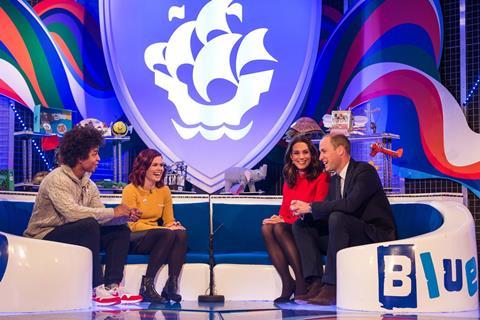 The Duke and Duchess of Cambridge on Blue Peter