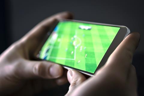 watching sports on smart phone