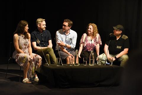 Editors on stage at Editfest 2019