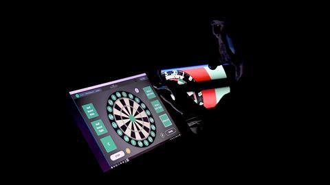 Touch and go mhc in use for sky sports darts coverage