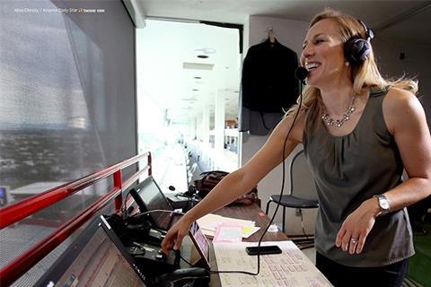 Kate scott NHL play by play broadcaster (Mike Christy  Arizona daily star)