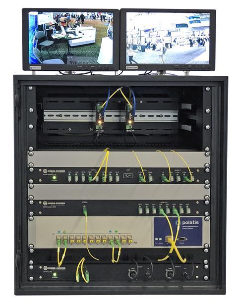 Polatis optical switches monitor and control the signals