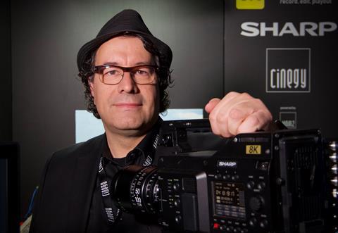 Looking Sharp: Cinegy’s Jan Weigner with the new 8K camera