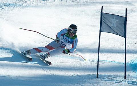 Skiing winter olympics