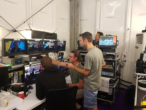 Heart of the action: European Champions production office