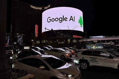 Google's exhibition was heavily geared towards generative AI - credit Mark Harrison DPP