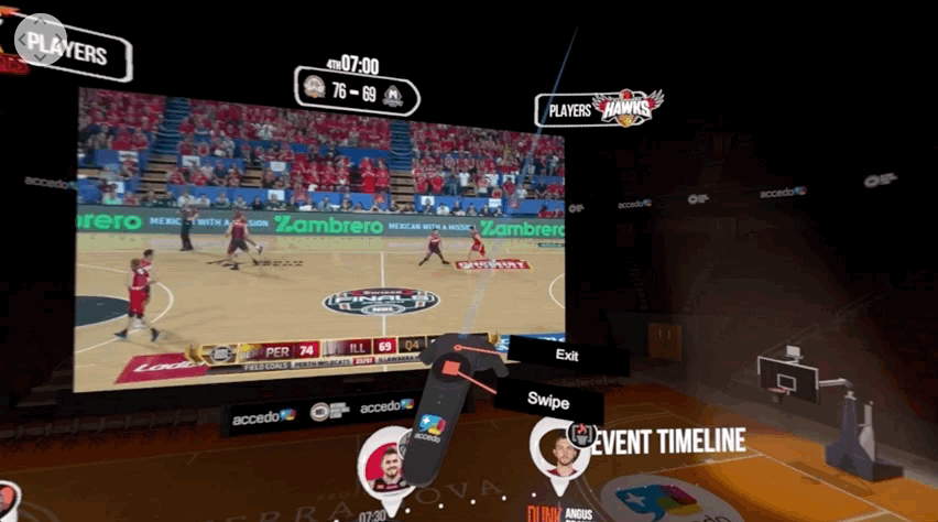 Australian National Basketball League in VR